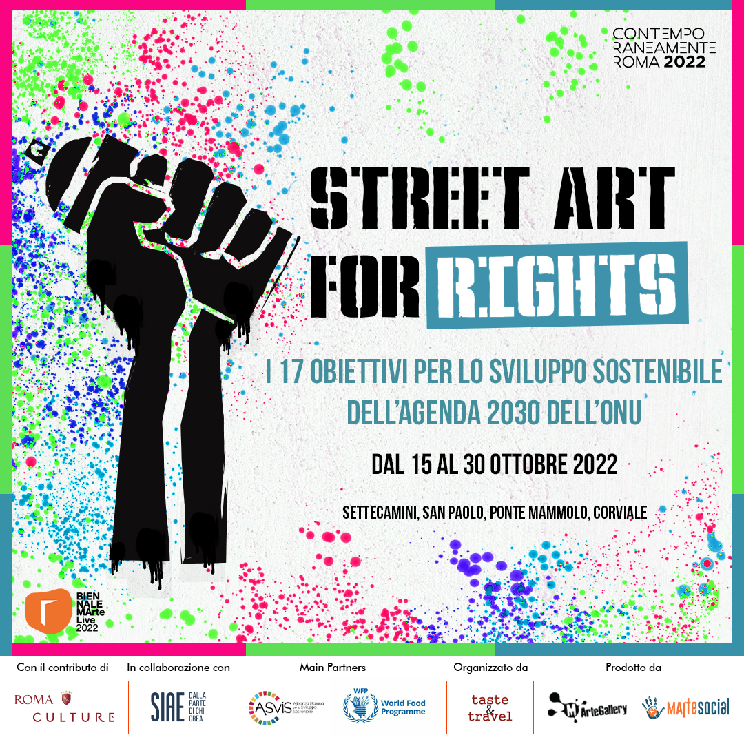 Street Art For Rights La Street Art Per L Agenda 30 Onu Zarabaza