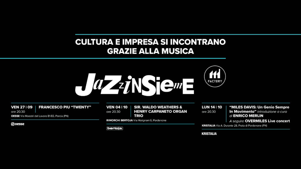 JAZZINSIEME FACTORY IL PROGRAMMA