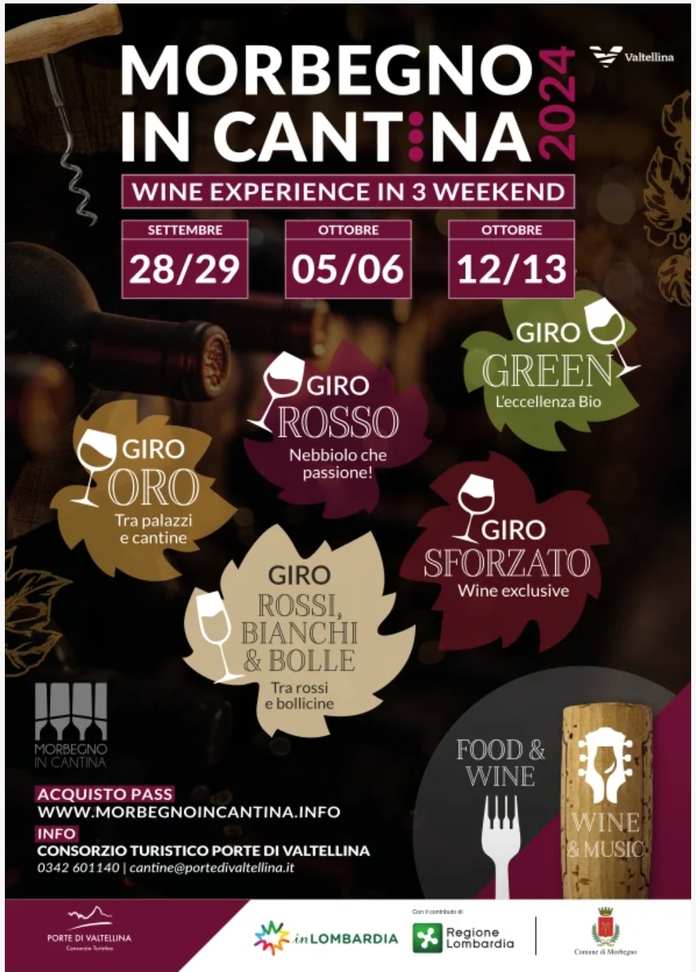 a Moregno settembre e ottobre....tutti in cantina!